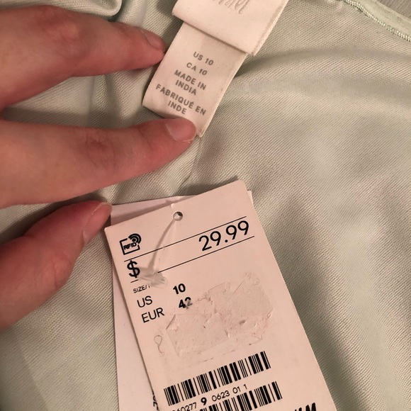 Light Green Formal H&M Dress - Picture 7 of 8